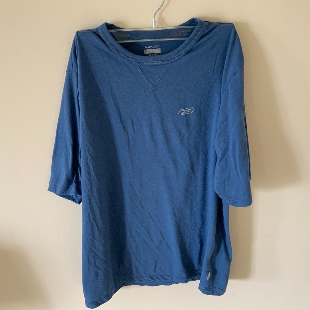 Reebok Male Dark Blue T-Shirt L